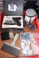Box of Solder Guns & Misc. Tools (U232)