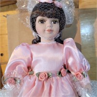 avon doll w/certificate