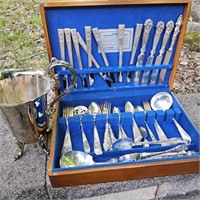 FLATWARE SET AND PITCHER