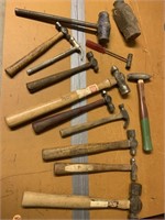 Selection of hammers