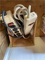 Box with two surge protectors