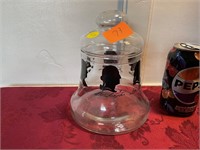 Vintage bell shaped bicentennial, glass Container
