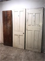 3 Wooden Doors (78" to 79"H)
