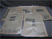 Antique Stars & Stripes London Ed. WWII Newspapers