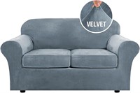 (N) H.VERSAILTEX Real Velvet Plush 3 Piece Stretch