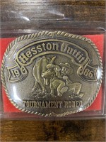 ‘86 Hesston Tournament Rodeo Belt Buckle