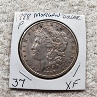 1888P Morgan Dollar XF