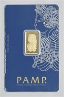 PAMP 5 Grams Gold Bar on Card