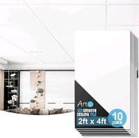 Art3d 10-Pack Smooth Drop Ceiling Tile 2ft x 4ft i