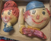 Raggedy Anne & Andy String Holders