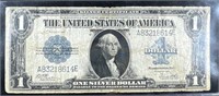 1923 $1 silver certificate large note horse