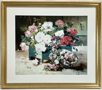 Eugene H. Cauchois Floral Still Life Art Print