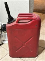 Red metal Gas Can