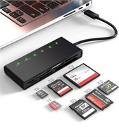 New, USB C Multi Card Reader, SD/TF/CF/XD/MS