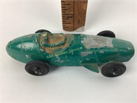 Tootsie Toy Race Car with some paint damage.
