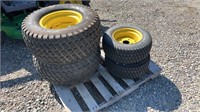 Turf Tires off JD 2320 (Rims & Tires