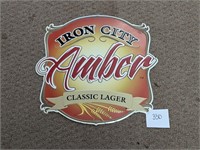 Iron City Beer Sign - 17" x 18"