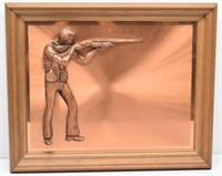 Copper Rifleman Shooter Wall Art Picture