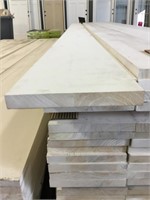 1 x 10" x 16' Primed Mahogany Boards x 160 LF