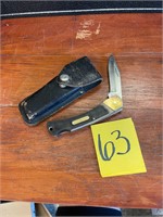 VTG Schrade Old Timer pocketknife Buck sheath
