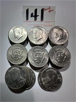 37 - 1971 Kennedy Half Dollar Coins