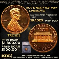 Proof ***Auction Highlight*** 1977-s Lincoln Cent