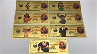 Lilo & Stitch Collectible Gold Bills