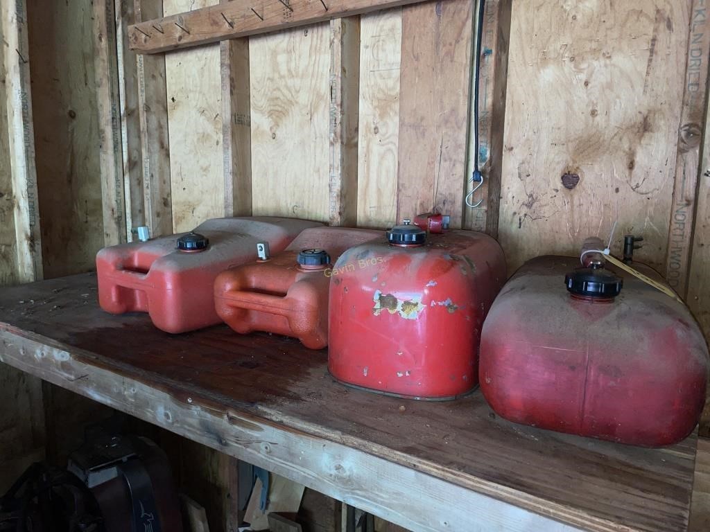 (4) Boat Gas Cans