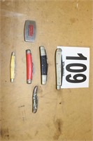 Various Pocket Knives