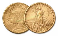 1912 $20 Gold Saint Gaudens Coin