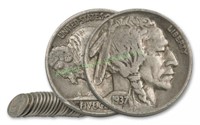 (40) Readable Date Buffalo Nickels