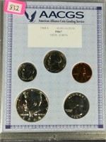 1968 PR67 AACGS Coin Set