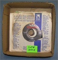 Mixed group of vintage 45 RPM records