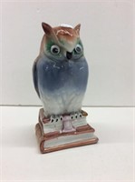 owl figurine, 7 in. tall