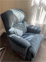 Blue Lazy Boy Rocker Recliner