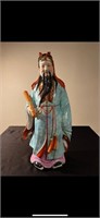 Huge Chinese god figure.Height: 56 cmWidth: 24 cm