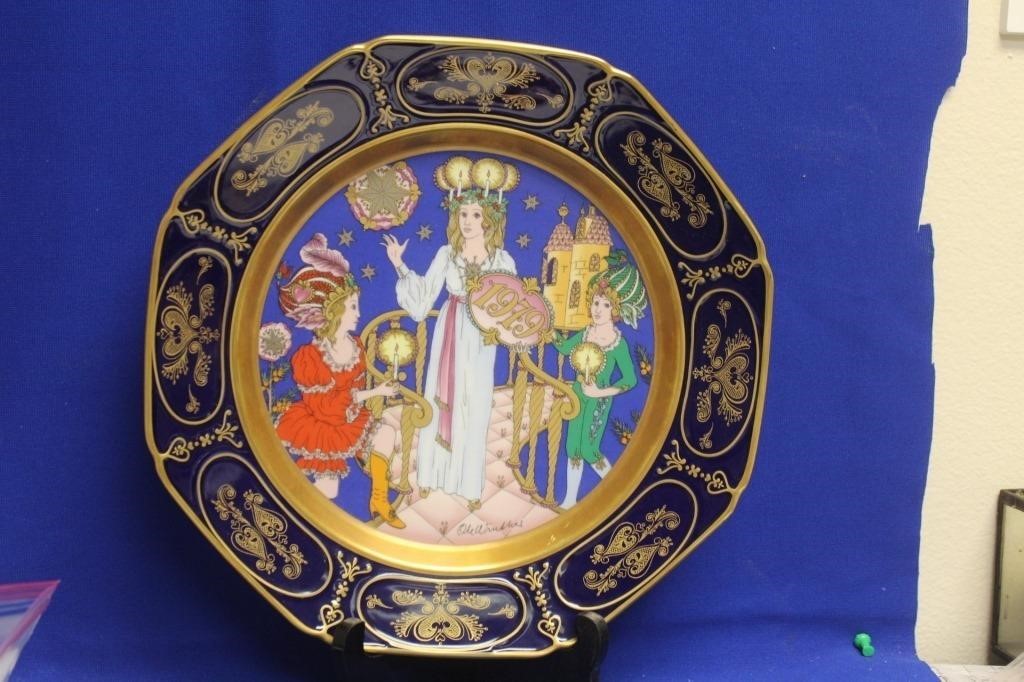 Hotschenreuther Ole Winther Christmas Plate - 1979