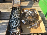 2 Flats of U-Clamps & Other Clamps