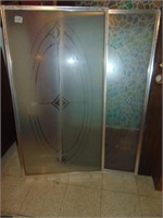 Frosted Plexiglass Shower Doors With Tracks