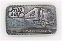Frito Lay Sterling Belt Buckle