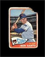 1965 Topps #110 Ron Santo P/F to GD+