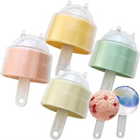 HengKe 4Pcs Silicone Popsicle  Ice Ball Mold