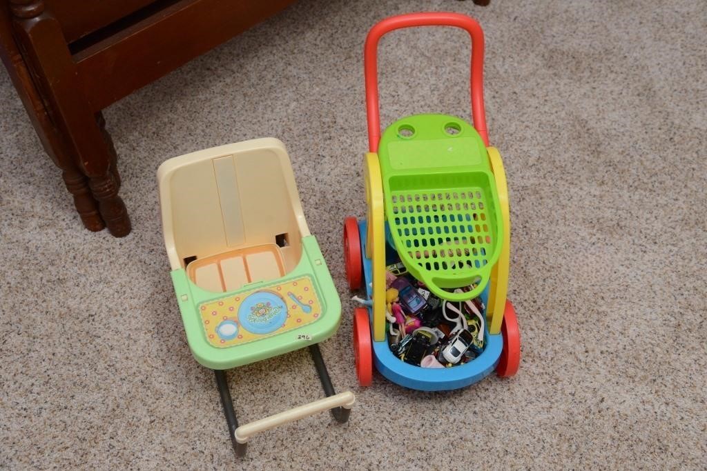 CABBAGE PATCH SEAT AND SHOPPING CART / TOYS