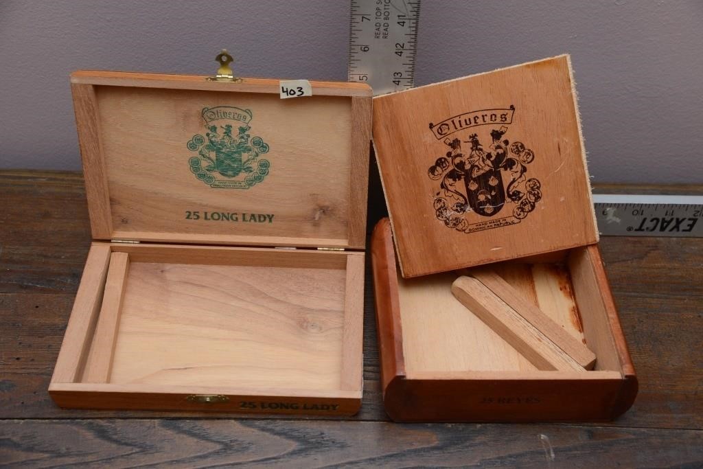 OLIVEROS CIGAR BOXES