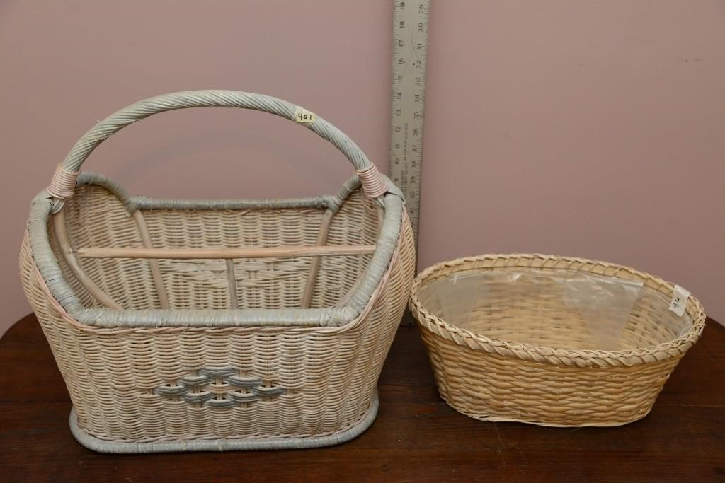 WICKER AND WOVEN BASKETS