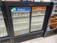 True 'Walmart' Glass 2-Door Refrigerated Display