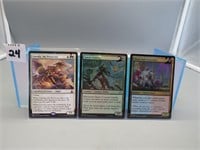 Three Assorted Magic the Gathering Cards
