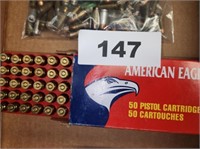 50 ROUNDS AMERICAN EAGLE  .40 S&W FULL METAL