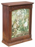 AMERICAN OAK DIAMOND DYES MERCHANTS CABINET