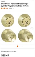 DOORKNOB AND DEADLOCK (OPEN BOX, NEW)